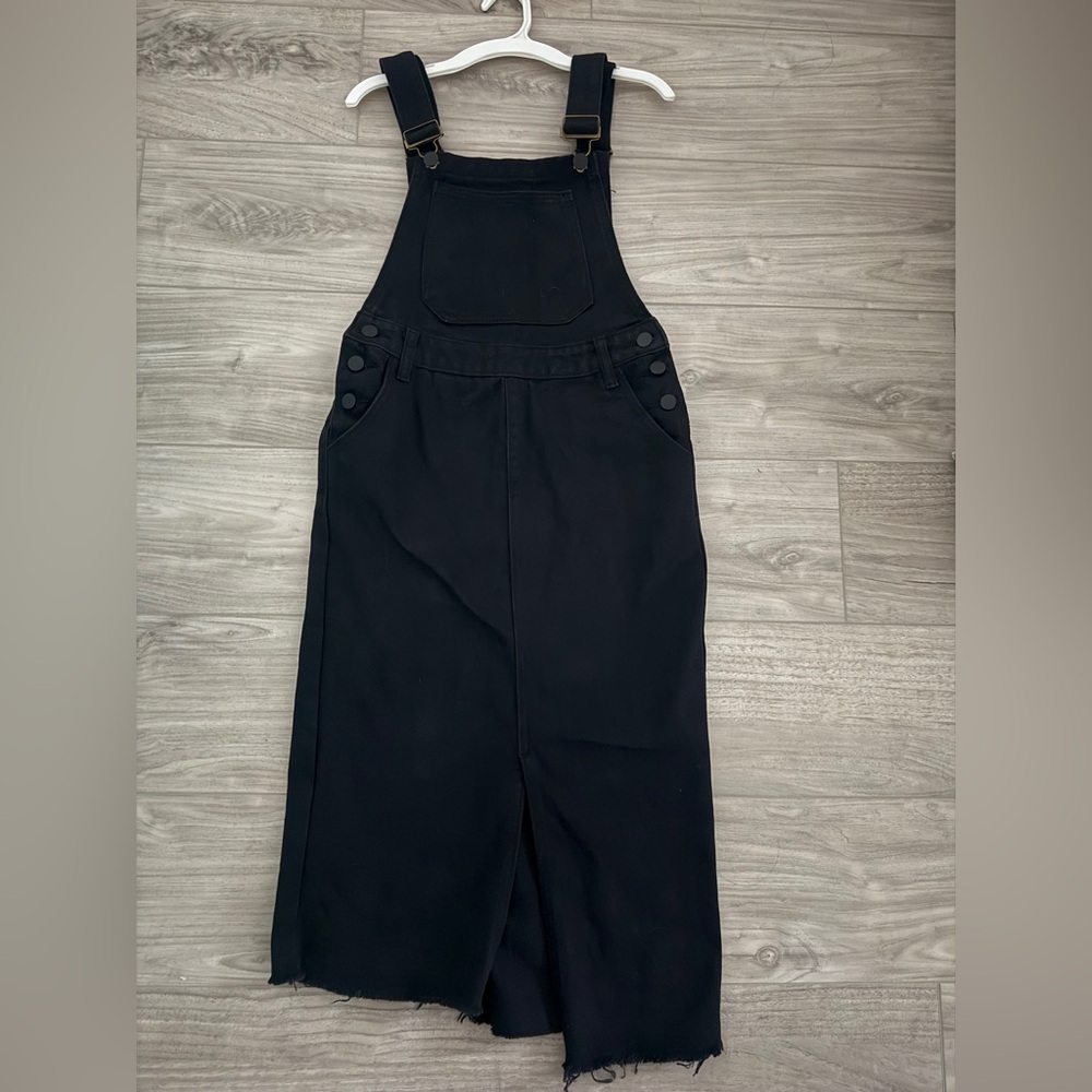 Black Overall Dress
